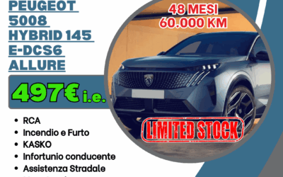 PEUGEOT 5008 HYBRID 145 CV