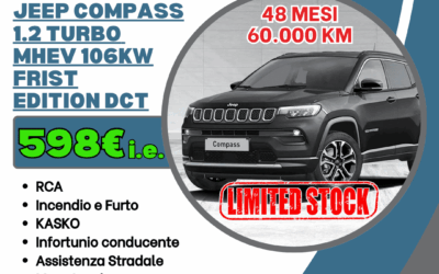 JEEP COMPASS 1200 TURBO MHEV 106 KW